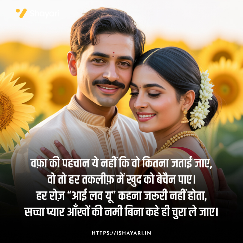 Romantic love shayari quotes